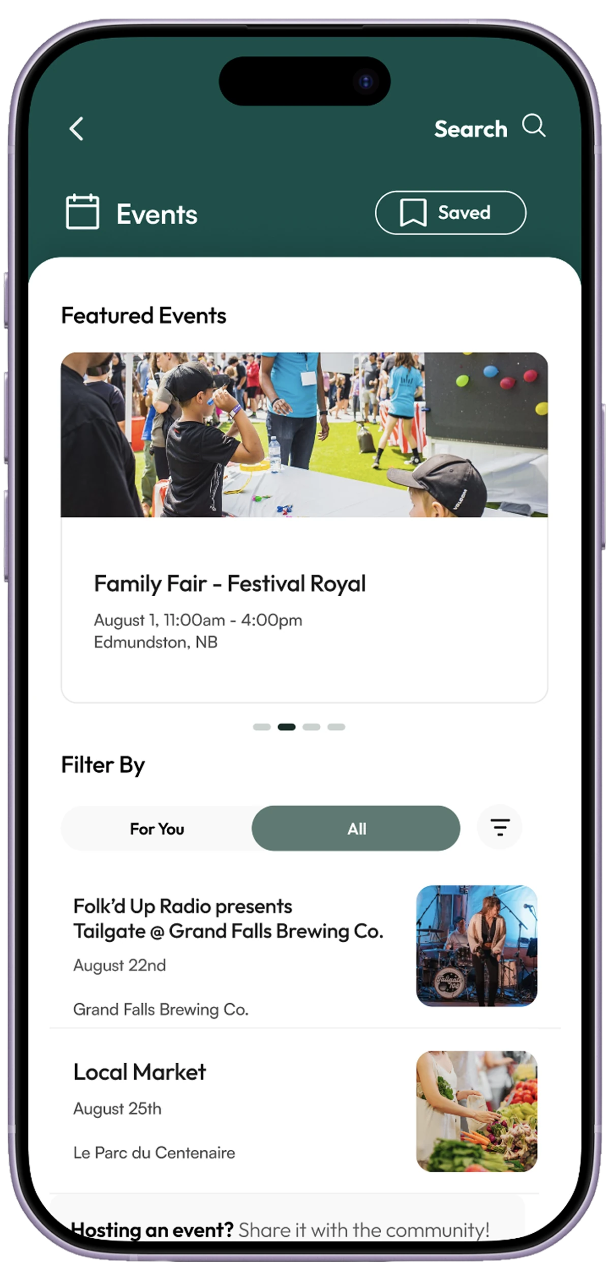 Events app preview
